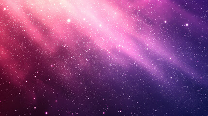 Naklejka premium Abstract starlight and pink and purple clouds stardust, blink, background