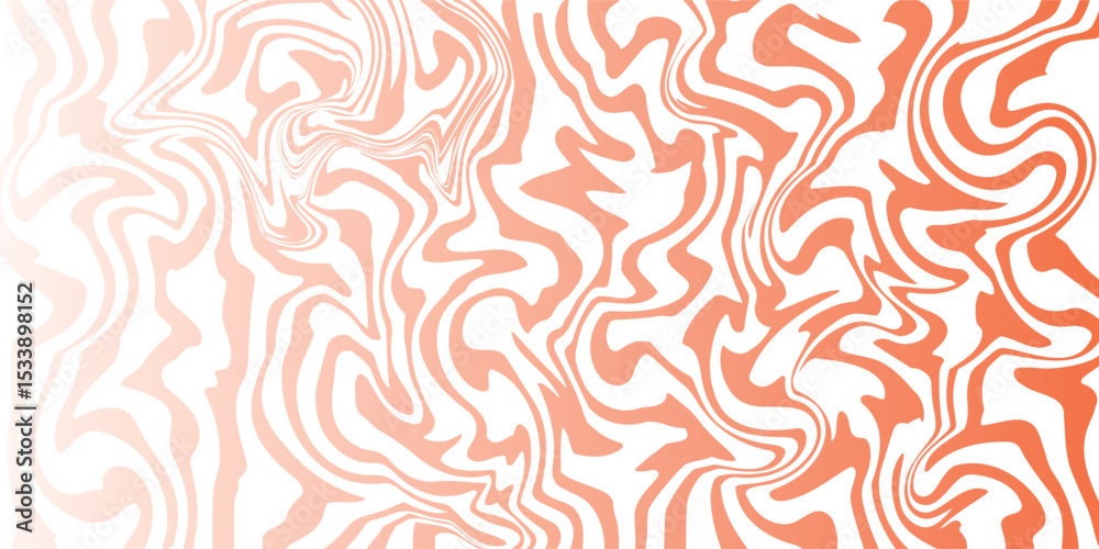Poster distorted warp lines abstract gradient geometric background. modern pattern vector design