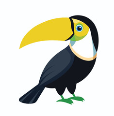 Fototapeta premium toucan bird cartoon