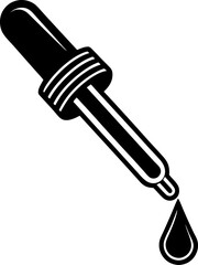 vector illustration of a eyedropper
