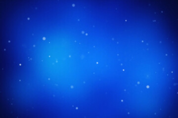 Fototapeta premium blue background with stars and bokeh