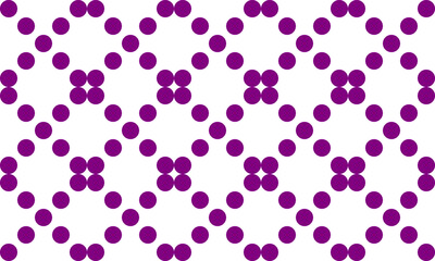 purple polka dots in diamond grid pattern design for fabric printing as repeat pattern, pink purple circle