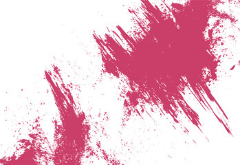 Abstract crimson brushstroke texture design on white background artistic splatter elements for graphic design creative projects
