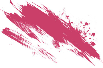 Abstract grunge brush stroke design in a modern maroon color against a clean white background perfect for various design applications