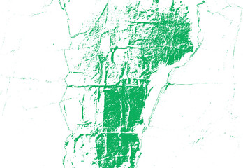 Green abstract grunge texture on white background providing a striking and textured visual effect perfect for design projects and graphic elements