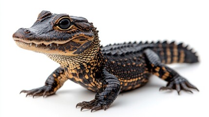 Obraz premium Small alligator, side view