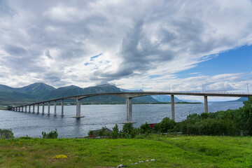 Andøy bridge, Rishøyhamn, Nordland, Norway