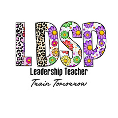 Colorful LDP Design with Leopard Print and Flowers