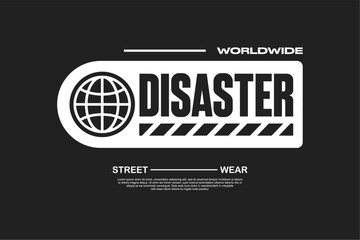 Vector streetwear design ideas concept vector graphic tee design suitable for printing	