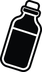 Water Bottle Icon Outline Vector Illustration