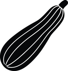 Zucchini Icon Outline Vector Illustration