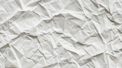 Obraz premium Crumpled paper texture with soft folds and shadows. Seamless pattern.