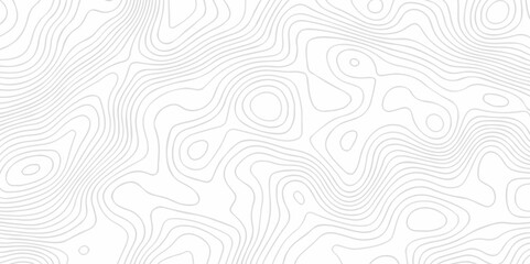 Black and white lines seamless Topographic map patterns, topography line map. Vintage outdoors style. The stylized height of the topographic map contour in lines and contours isolated on transparent.