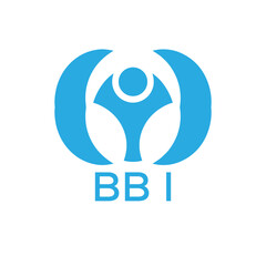 Initial BBI Letter Linked Logo for business and company identity. Modern BBI Letter Logo Vector Template with modern trendy golden logo.
