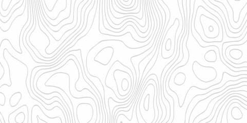 Black and white lines seamless Topographic map patterns, topography line map. Vintage outdoors style. The stylized height of the topographic map contour in lines and contours isolated on transparent.
