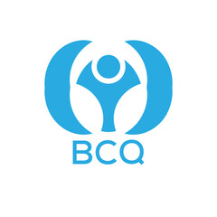 Initial BCQ Letter Linked Logo for business and company identity. Modern BCQ Letter Logo Vector Template with modern trendy golden logo.
