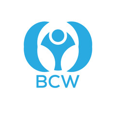 Initial BCW Letter Linked Logo for business and company identity. Modern BCW Letter Logo Vector Template with modern trendy golden logo.

