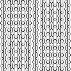 Seamless geometric vector pattern of squares and lines