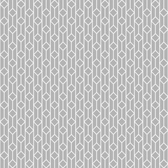 Seamless geometric vector pattern of squares and lines