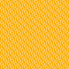 Seamless geometric vector pattern of squares and lines