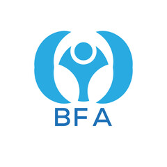 Initial BFA Letter Linked Logo for business and company identity. Modern BFA Letter Logo Vector Template with modern trendy golden logo.
