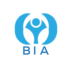 Initial BIA Letter Linked Logo for business and company identity. Modern BIA Letter Logo Vector Template with modern trendy golden logo.
