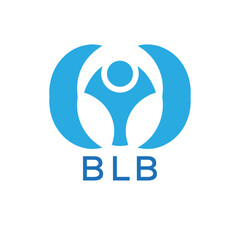 Initial BLB Letter Linked Logo for business and company identity. Modern BLB Letter Logo Vector Template with modern trendy golden logo.
