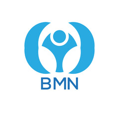 Initial BMN Letter Linked Logo for business and company identity. Modern BMN Letter Logo Vector Template with modern trendy golden logo.
