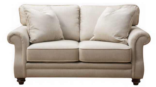 Beige Love Seat Sofa