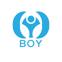 Initial BOY Letter Linked Logo for business and company identity. Modern BOY Letter Logo Vector Template with modern trendy golden logo.
