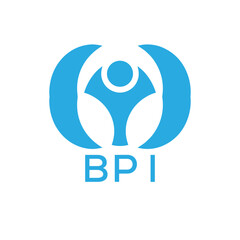 Initial BPI Letter Linked Logo for business and company identity. Modern BPI Letter Logo Vector Template with modern trendy golden logo.
