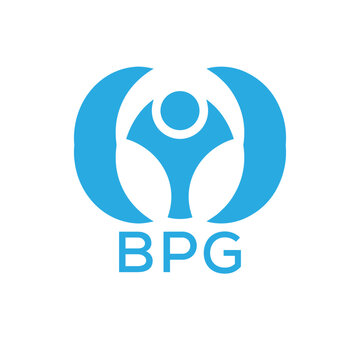 Initial BPG Letter Linked Logo for business and company identity. Modern BPG Letter Logo Vector Template with modern trendy golden logo.
