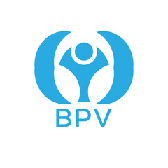 Initial BPV Letter Linked Logo for business and company identity. Modern BPV Letter Logo Vector Template with modern trendy golden logo.

