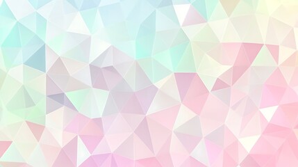 Abstract pastel polygonal pattern.