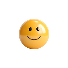 Happy Smiley Face Emoji 3D Render