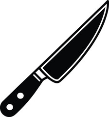Obraz premium Kitchen Knife Icon Outline Vector Illustration