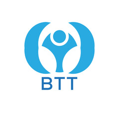 Initial BTT Letter Linked Logo for business and company identity. Modern BTT Letter Logo Vector Template with modern trendy golden logo.
