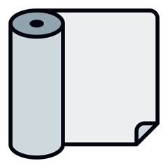 Paper cutter icon. Cutting tool. Trimmer for paper and print work