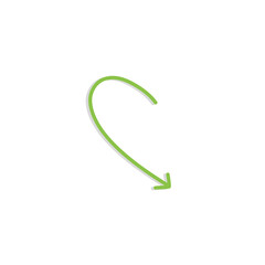 curved arrow icon