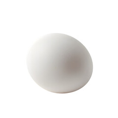 Single White Egg transparent background