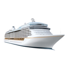 Luxury Cruise Ship at Sea