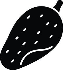 Sweet Potato Icon Outline Vector Illustration