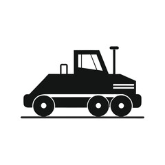 Heavy Duty Vehicle Industrial Tractor Design Icon