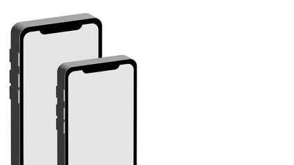 High-Quality Realistic Smartphone Mockup on White Background – Inspired by Modern Lifestyle and Mobile Use