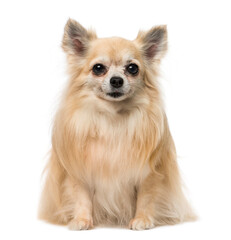 Obraz premium chihuahua sitting and smiling