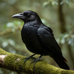 raven on a tree
