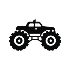 Powerful Monster Truck Icon Big Wheels, Big Adventures
