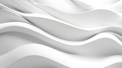 Abstract design with wavy, overlapping forms.