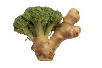 Fresh Broccoli and Ginger Root Combination
