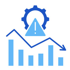 Risk Chart  Icon Element For Design	